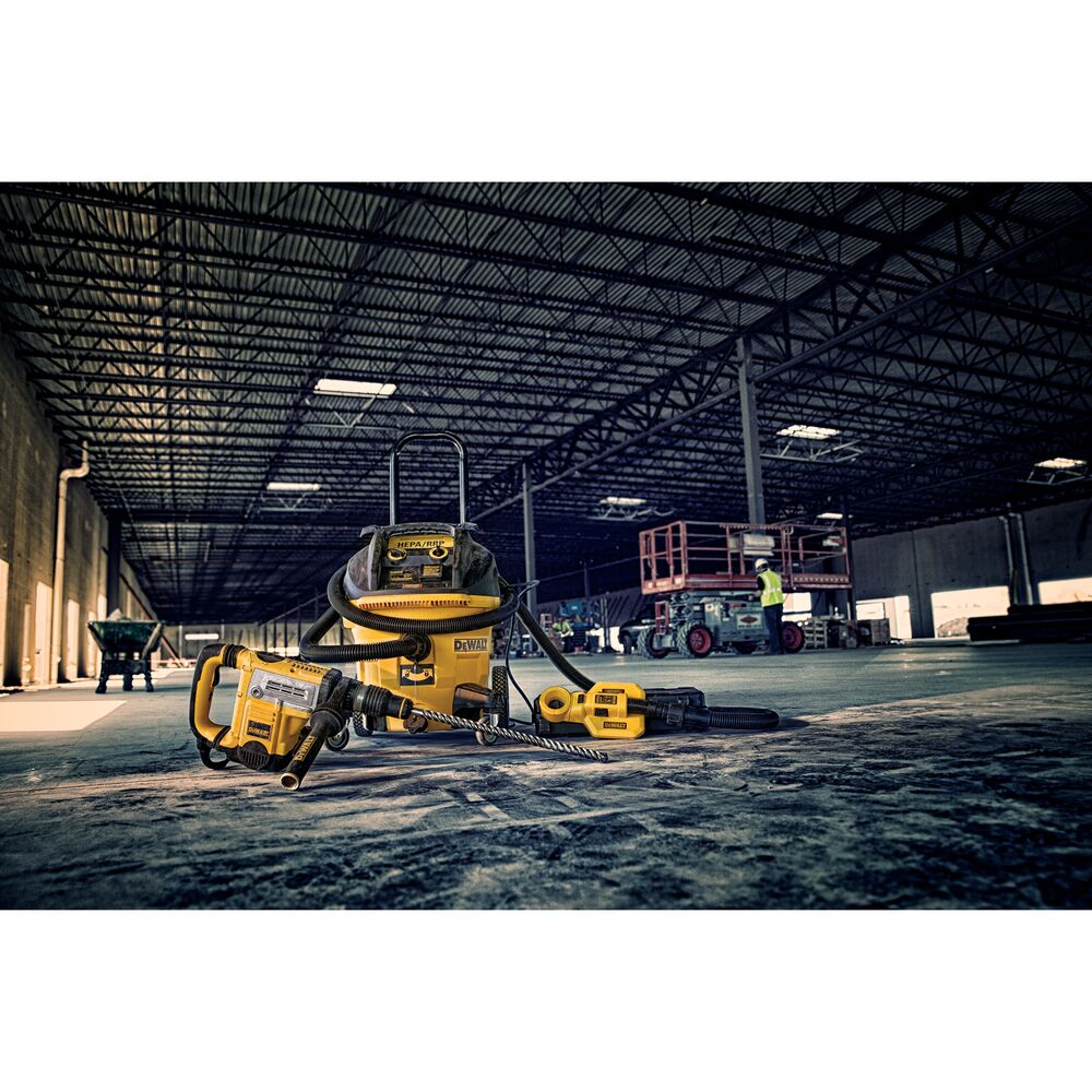 DeWalt's Perform and Protect line of tools.  Dust collection, more control.