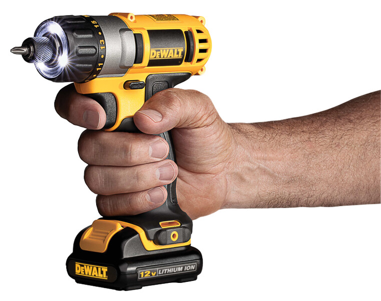 DeWalt's 12V Max* line of cordless power tools.