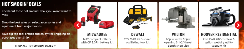 March Hot Smokin Deals from Acme Tools